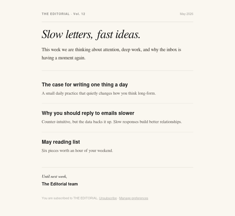 We just shipped something big 🚀 email template preview